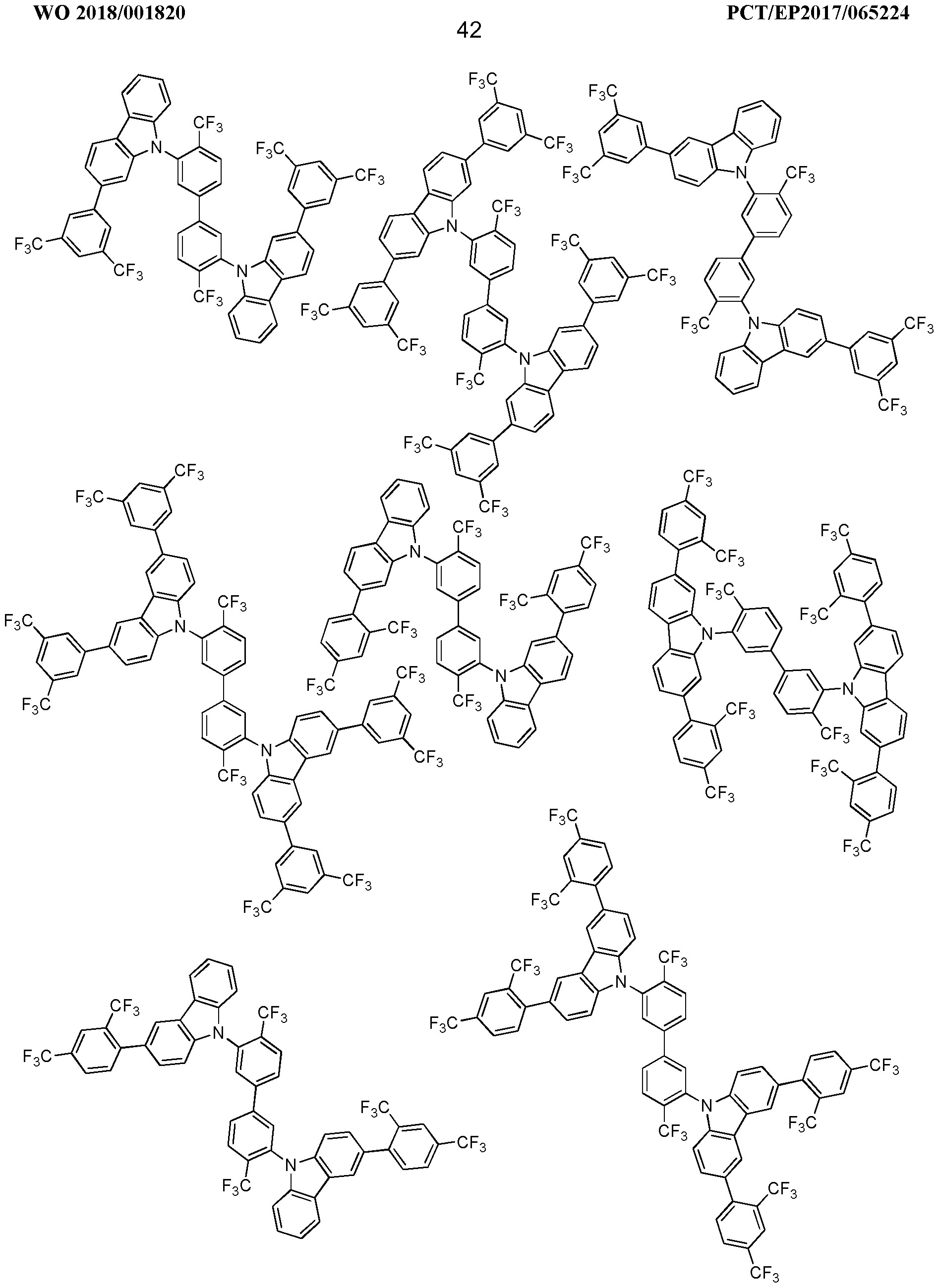 Drawing 7 Bme Wo2018001820a1 Dicarbazolbiphenylderivate Zur Verwendung In