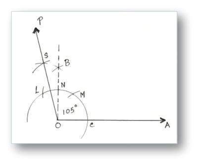 Drawing 75 Degree Angle Compass Construction Of Angles by Using Compass Construction Of Angles