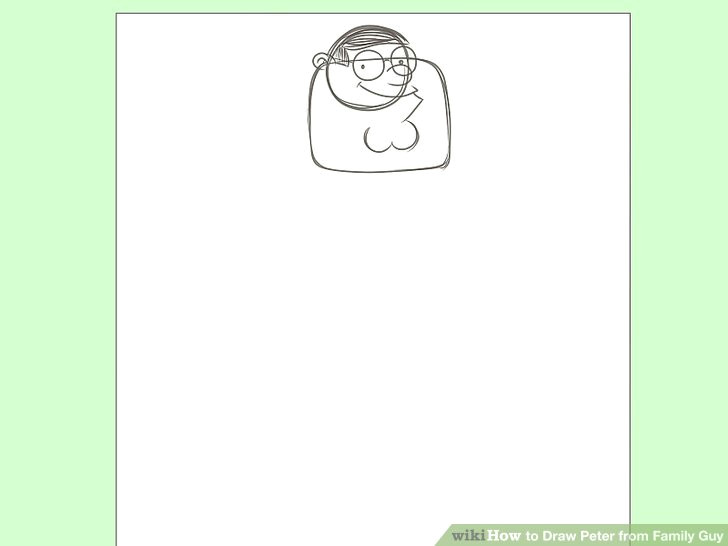 Drawing 777 How to Draw Peter From Family Guy 7 Steps with Pictures