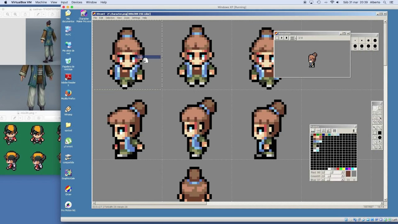 Drawing 8 Bit Characters Pixel Art Timelapse Chibi Character Animation In 4 Directions