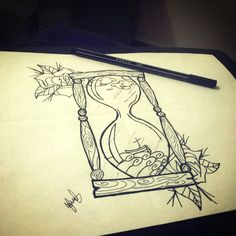 Drawing 8 Hours A Day 8 Best Hourglass Drawing Images Hourglass Tattoo Awesome Tattoos