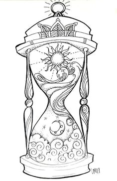 Drawing 8 Hours A Day 8 Best Hourglass Drawing Images Hourglass Tattoo Awesome Tattoos