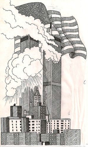 Drawing 9 11 Twin towers Drawing Google Search Don T forget the Day 9 11 2001