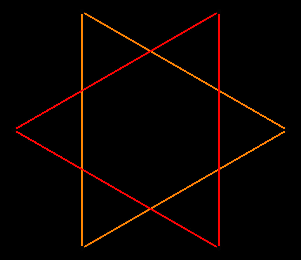 Drawing 9 Pointed Star Hexagram Wikipedia