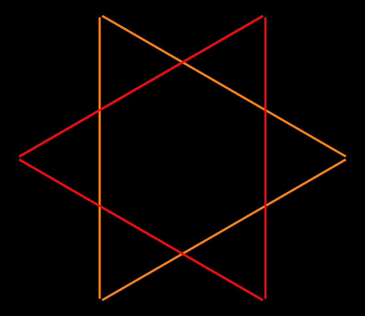 Drawing 9 Pointed Star Hexagram Wikipedia