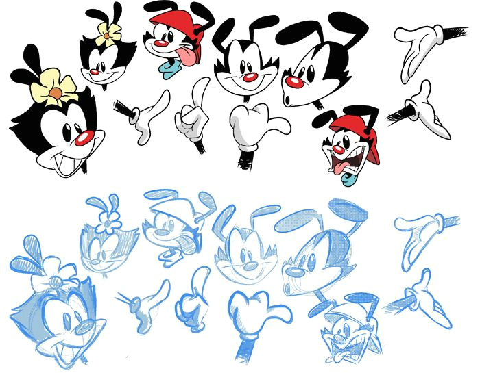 Drawing 90s Characters Animaniacs Study by Joemcgro Deviantart Com On Deviantart Sketch