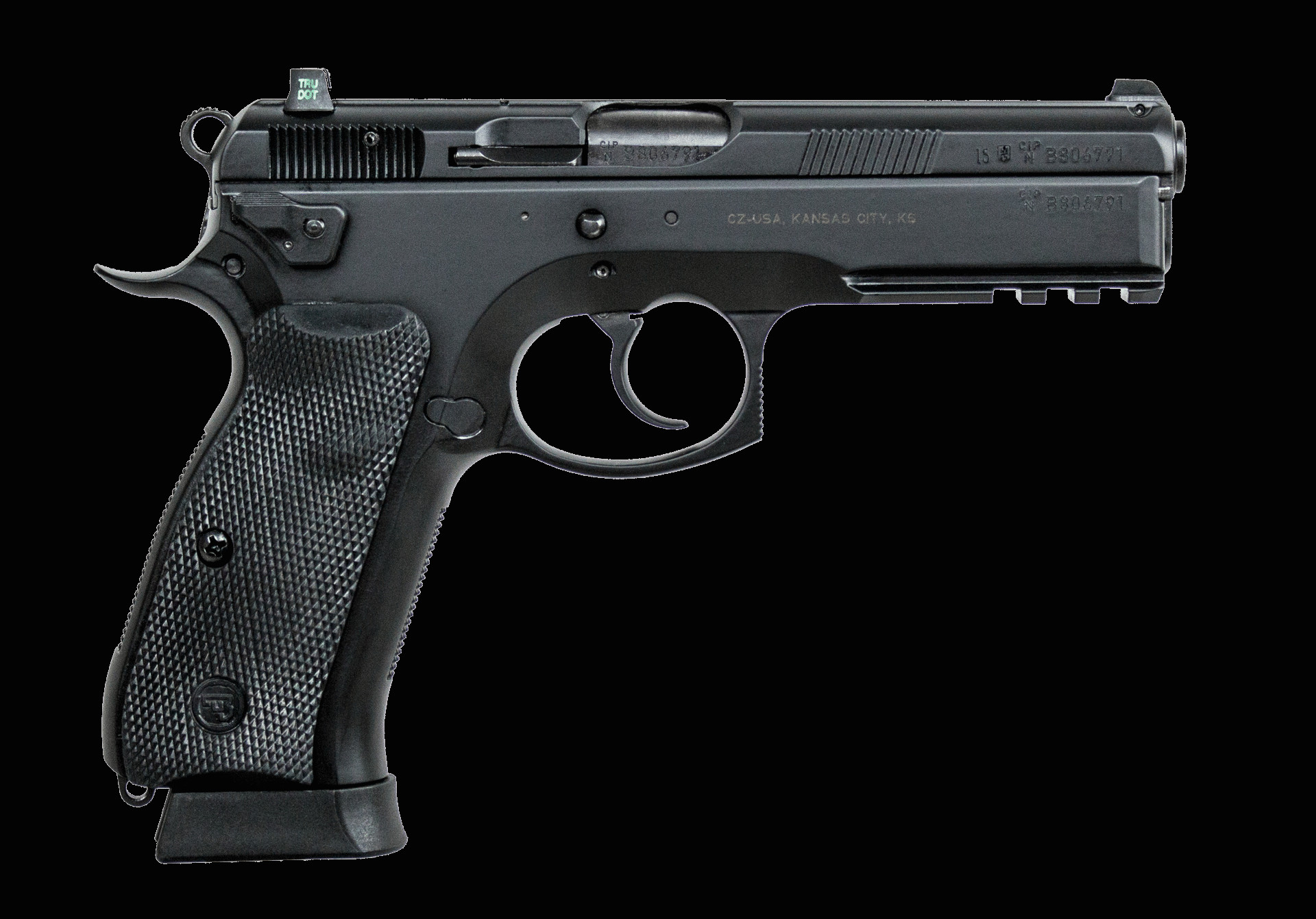 Drawing 9mm Pistol Cz Usa Cz 75 Sp 01 Tactical Cz Usa