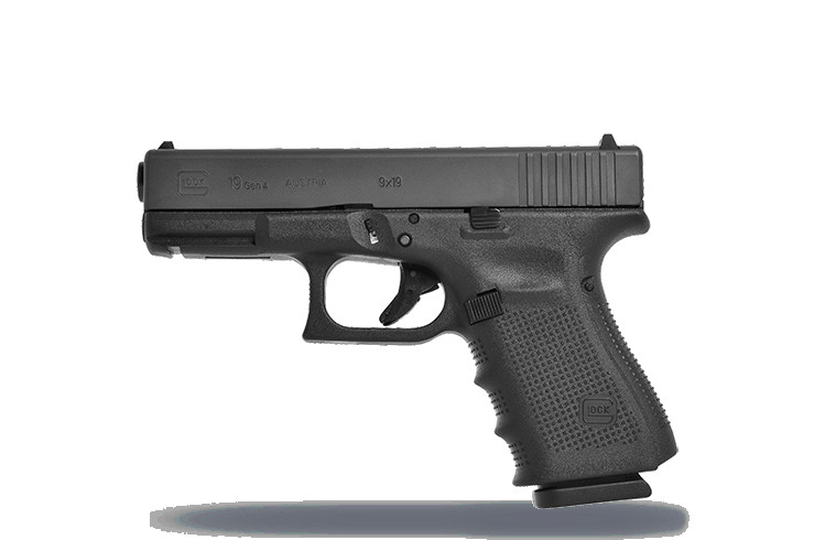 Drawing 9mm Pistol G19 Glock 19