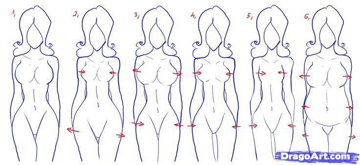 Drawing A Anime Body How to Draw Bodies Step by Step Google Search How to Draw