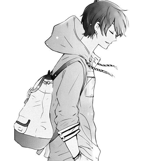 Drawing A Anime Boy Anime Boy Reference Wearing Hoodie and Backpack Drawings Anime