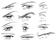 Drawing A Anime Eye Anime Male Eyes Csp16569245 Drawings and How to Draw Anime