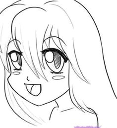 Drawing A Anime Girl Step by Step 61 Best How to Draw Anime Faces Images Drawings How to Draw Anime