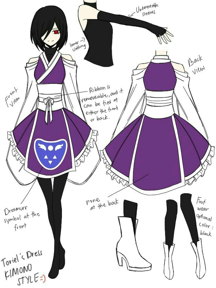 Drawing A Anime Person Pin by Bailey Birkland On Undertale Character Design Kimono