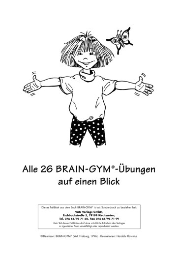 Drawing A Cartoon Brain Vakverlag De Faltblatt Alle 26 Brain Gyma A Bungen Auf Einen Blick