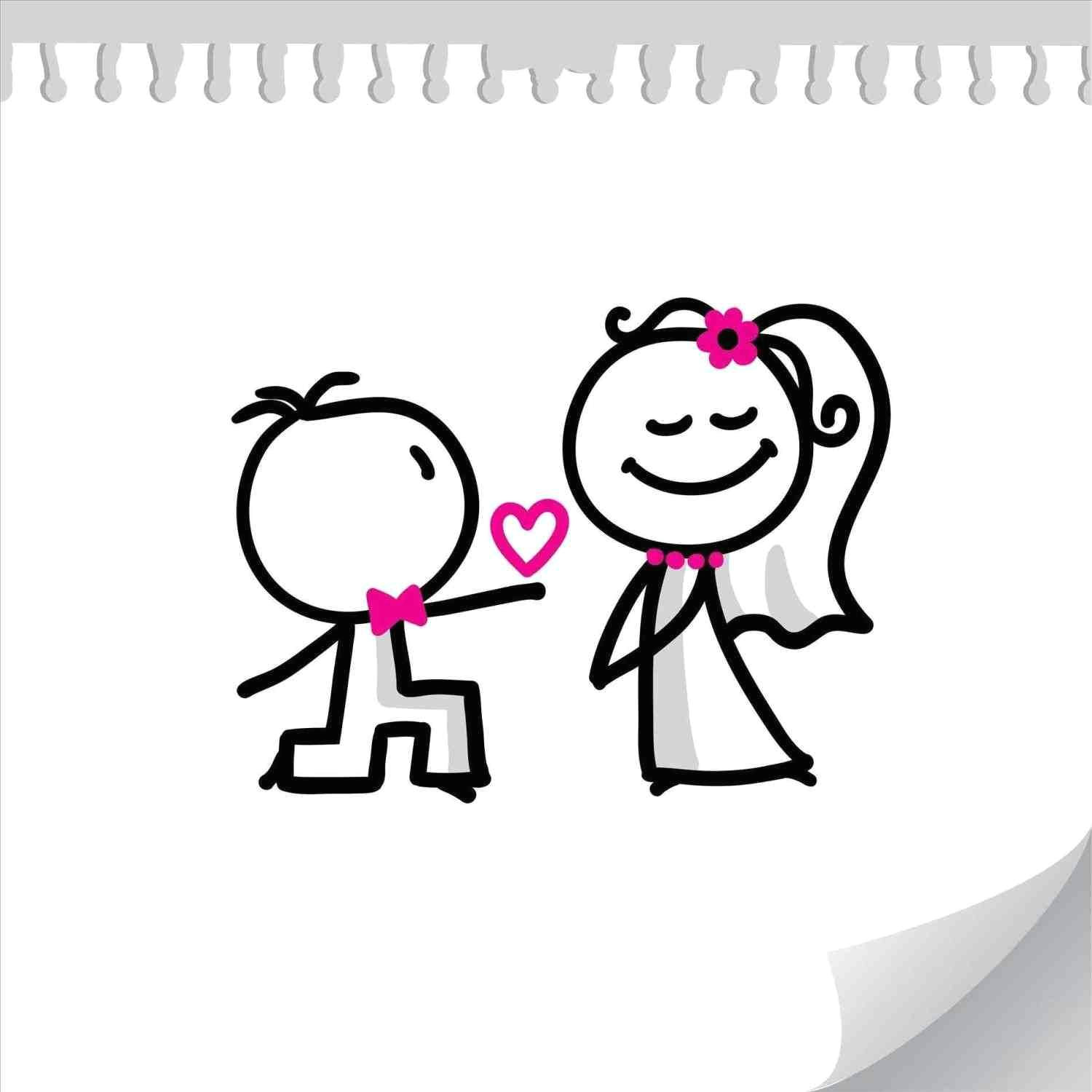 Drawing A Cartoon Bride Couples Wedding Shower Clip Art Weddings Pinterest Wedding