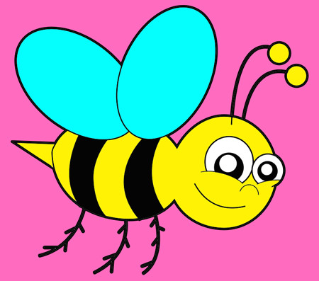 Drawing A Cartoon Bumblebee How to Draw Cartoon Bumblebees or Bees with Easy Step by Step