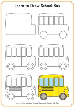 Drawing A Cartoon Bus Die 90 Besten Bilder Von Zeichnen Lernen In 2019 Drawing
