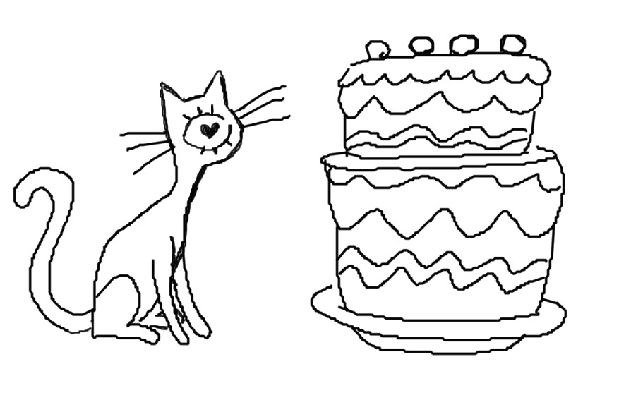 Drawing A Cartoon Cake Cake Illustration Gif On Gifer by Bardana