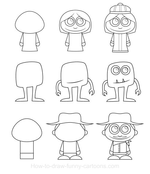 Drawing A Cartoon Character How to Draw Cartoon Characters How to Draw Drawings Cartoon