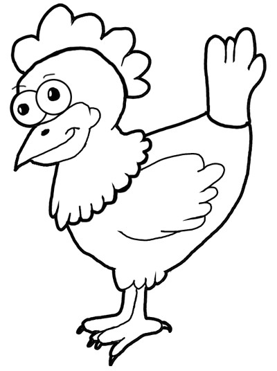 Drawing A Cartoon Chicken How to Draw Cartoon Chickens Hens Farm Animals Step by Step