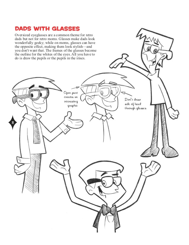 Drawing A Cartoon Dad Cartoon Cool How to Draw New Retro Style Characters Watson Gupti