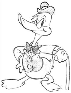 Drawing A Cartoon Duck 10 Best Cartoon Drawing Cartoon Art Images