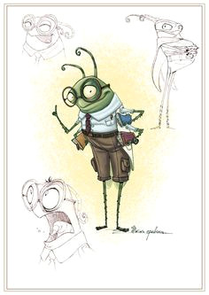 Drawing A Cartoon Grasshopper 41 Best Cartoon Insects to Draw Images Cartoon Drawings Drawings