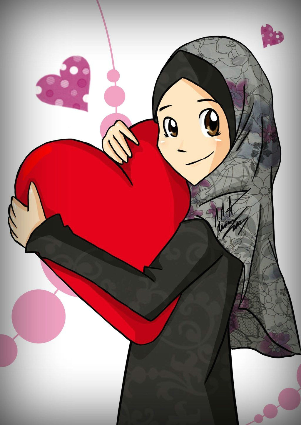 Drawing A Cartoon Heart Big Heart D by Madimar Deviantart Com On Deviantart Muslim Anime