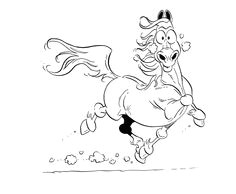 Drawing A Cartoon Horse 74 Best Cartoon Horses Images Drawings Horses Funny Animals