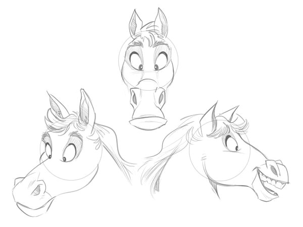 Drawing A Cartoon Horse I Want to Try Drawing This Looks Fairly Easy and Cute Cartoon