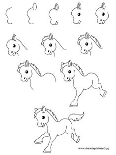 Drawing A Cartoon Horse Step by Step 19 Best Best Drawing Images Drawings Pencil Drawings Awesome