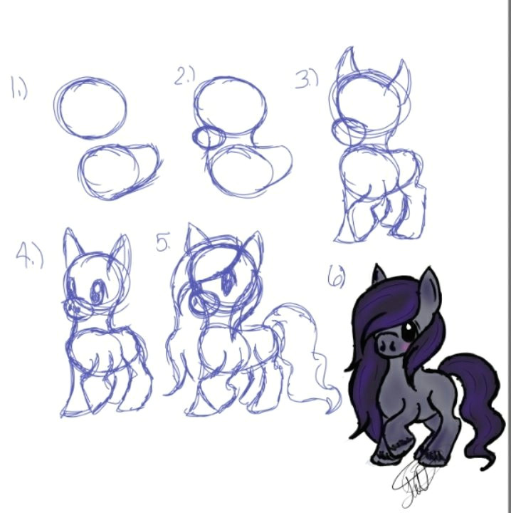 Drawing A Cartoon Horse Step by Step Creative Connemaras Tutorial Chibi Drawing Star Stable Online Amino