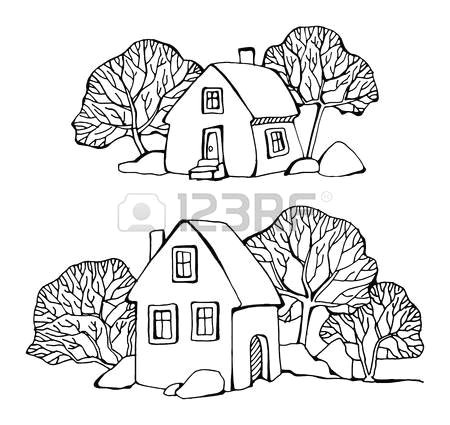 Drawing A Cartoon House Cartoon Hand Drawing City Photo N D N N D Dod Pinterest Hand