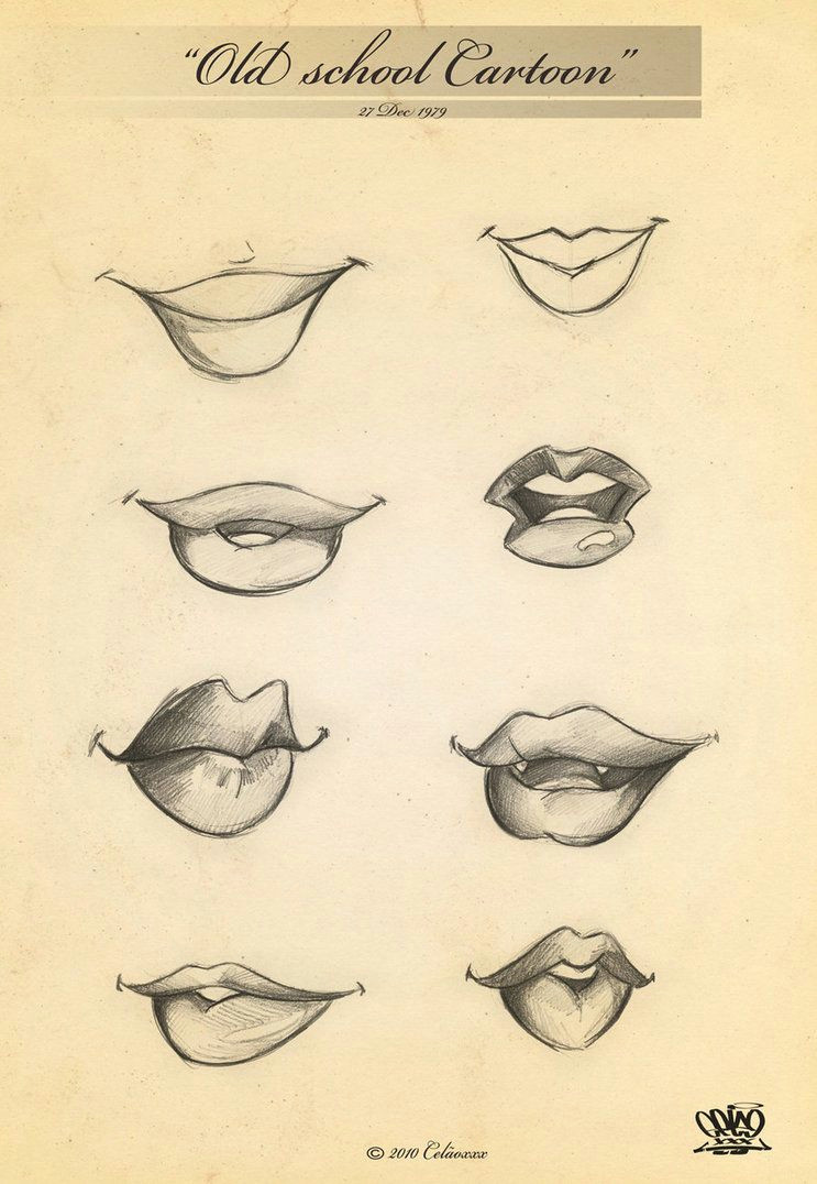 Drawing A Cartoon Lips Page 35 Mouths by Celaoxxx On Deviantart Sketchbook Pinterest