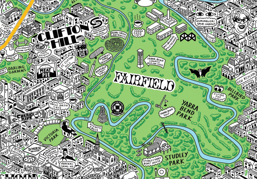 Drawing A Cartoon Map A London Artist Spent More Than 1000 Hours Hand Drawing This Map Of
