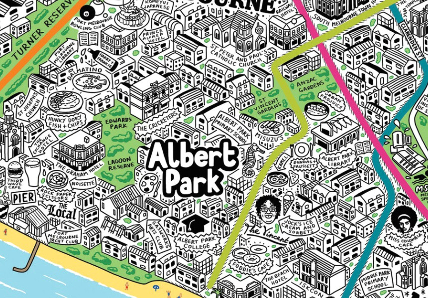 Drawing A Cartoon Map A London Artist Spent More Than 1000 Hours Hand Drawing This Map Of