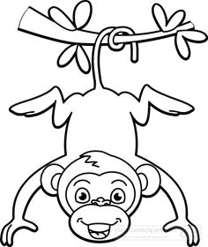 Drawing A Cartoon Monkey 22 Best Monkey Outline Cartoon with Tattoos Images Free Monkey