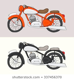 Drawing A Cartoon Motorcycle 1000 Cartoon Motorcycle Pictures Royalty Free Images Stock