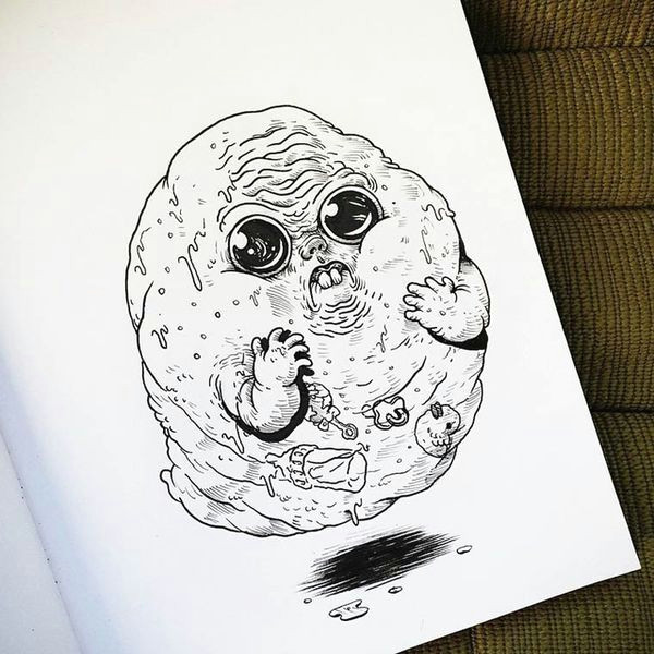 Drawing A Cartoon Movie Baby Terror Von Alex solis Horror Babys Pinterest Drawings