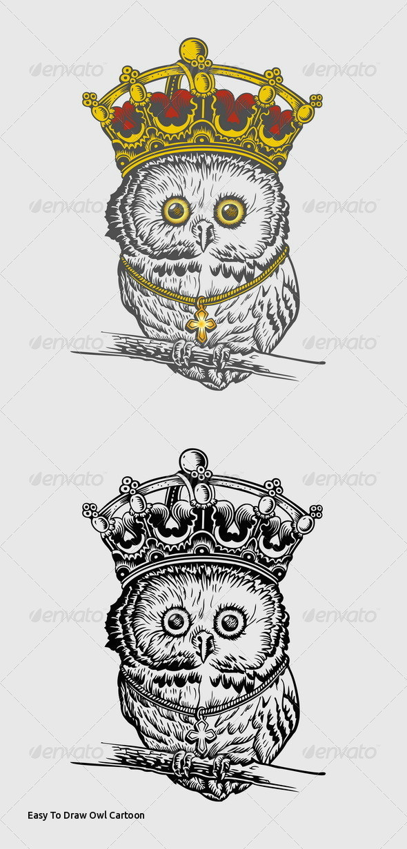 Drawing A Cartoon Owl Easy to Draw Owl Cartoon Set Od Cute Cartoon Birds Stock Vector