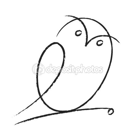 Drawing A Cartoon Parrot Cartoon Illustration Of Owl Vektorgrafik 7947986 Gute Ideen