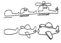 Drawing A Cartoon Plane 222 Best Draw Misc Images Drawing Techniques Easy Drawings Learn