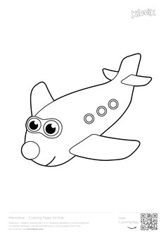 Drawing A Cartoon Plane Cute Airplane Coloring Pages Google Search Transportation theme