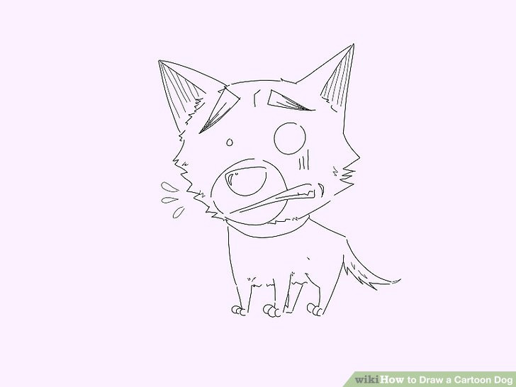 Drawing A Cartoon Puppy 6 Easy Ways to Draw A Cartoon Dog with Pictures Wikihow