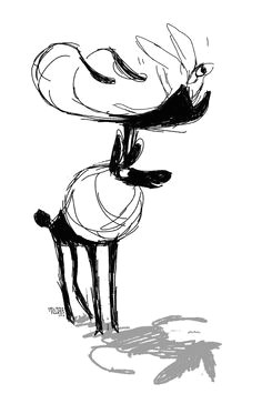 Drawing A Cartoon Reindeer 38 Best Creature Design Reindeer Images Character Design