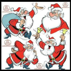 Drawing A Cartoon Santa 346 Best Christmas Cartoons Images Easy Drawings Christmas Crafts