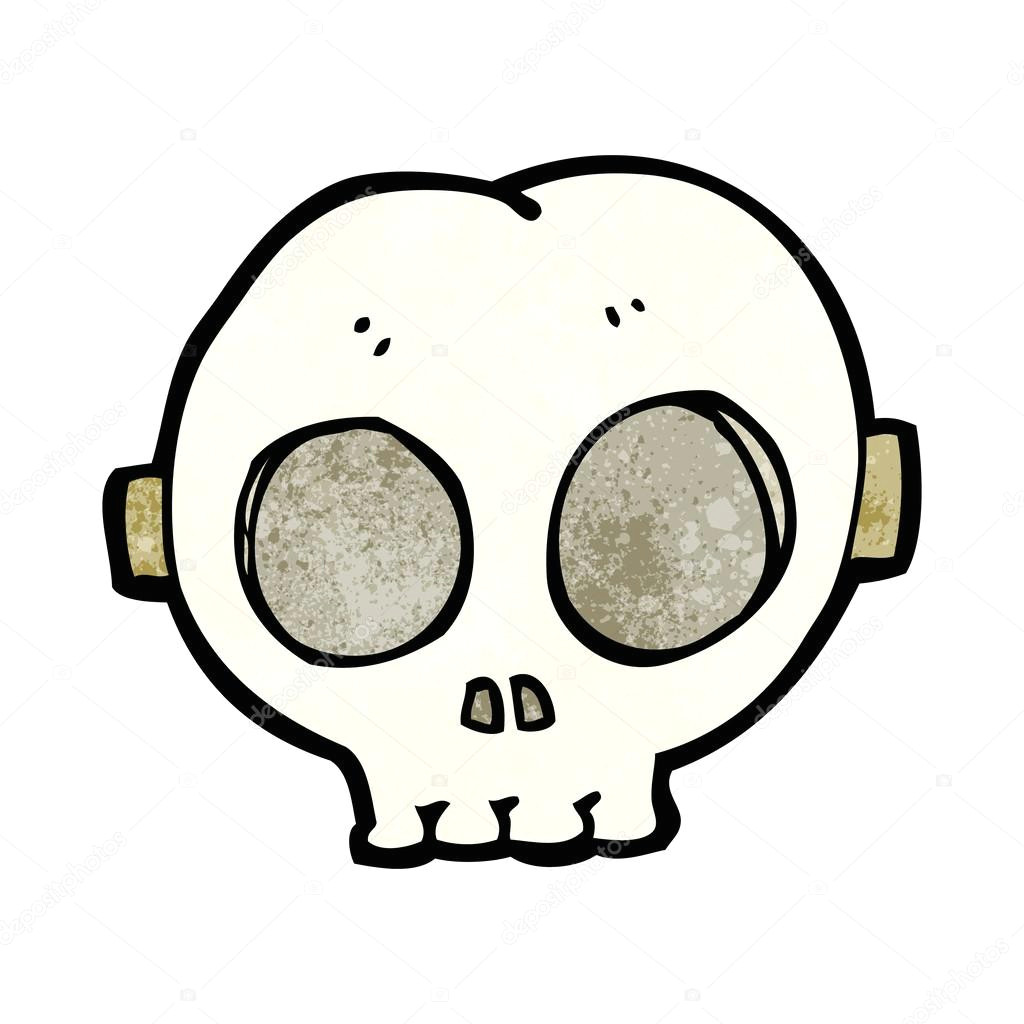 Drawing A Cartoon Skeleton Cartoon Halloween Skull Maske Stockvektor A C Lineartestpilot 39457837