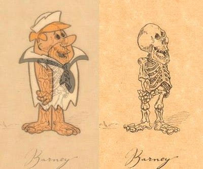 Drawing A Cartoon Skeleton Squelette Arthur Laroche Dra Le Pinterest
