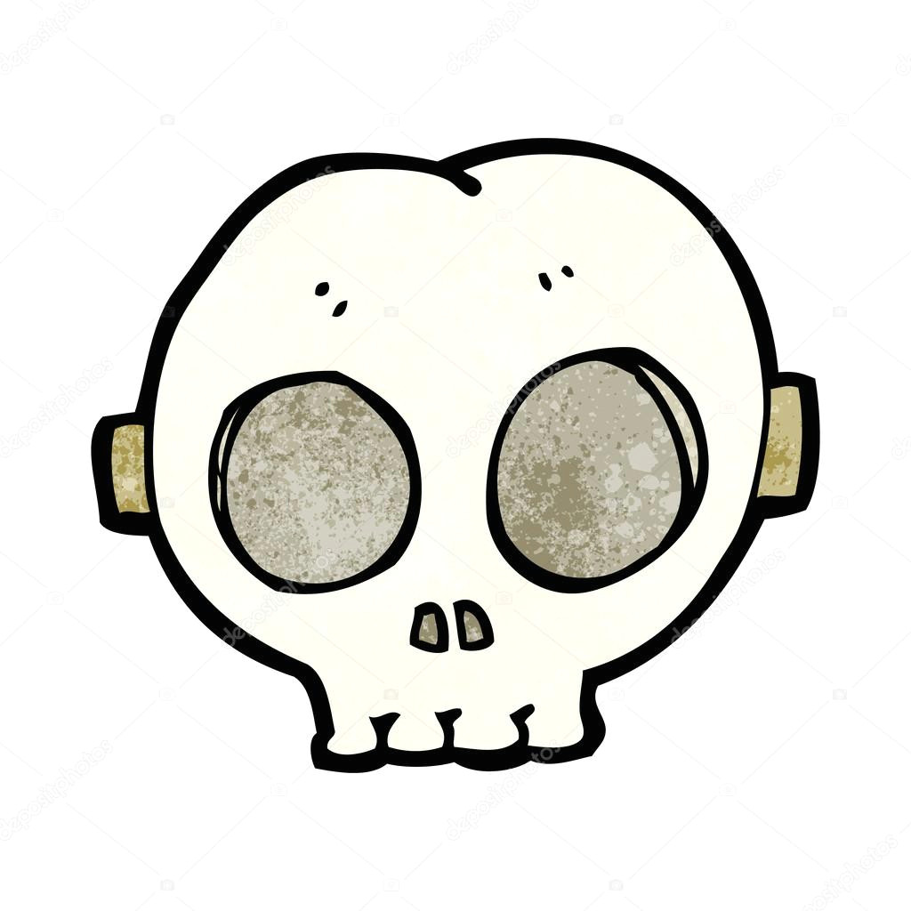 Drawing A Cartoon Skull Cartoon Halloween Skull Maske Stockvektor A C Lineartestpilot 39457837