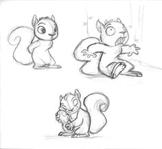 Drawing A Cartoon Squirrel 41 Best Drawing Squirrels Images Animal Drawings Cartoons